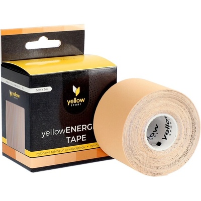 yellowSPORT kineziologický tejp béžový 5 cm x 5 m