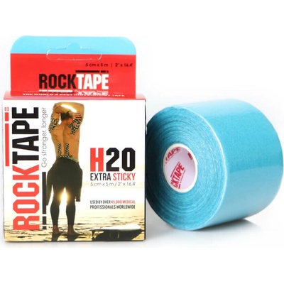 RockTape H2O kineziologický tejp modrá 5 cm x 5 m