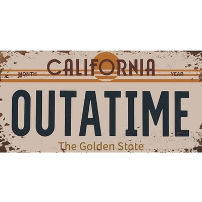 Ceduľa značka USA California