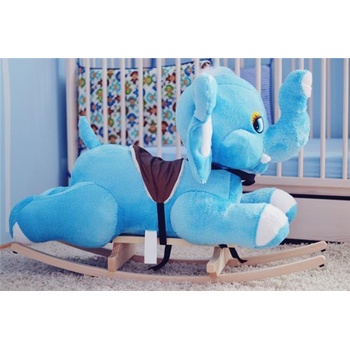 Smyk Hojdacia plyšová hračka modrý slon