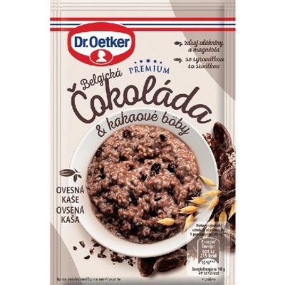 Dr. Oetker Premium ovsená kaša belgická čokoláda & kakaové bôby 55 g