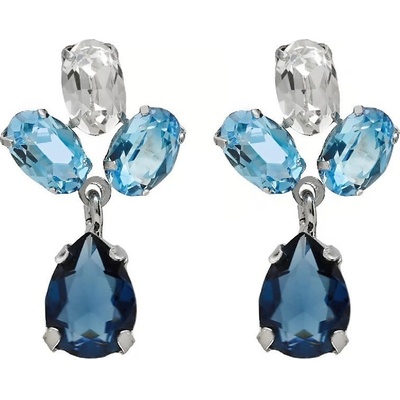 Victoria Cruz visací náušnice s krystaly Harmony A4690-18HT