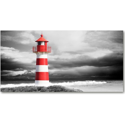 Foto obraz fotografie na skle maják 100x50 cm