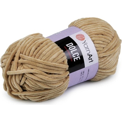 Stoklasa Pletací žinylková příze Dolce 100 g Balení: 1 ks, Varianta: 30 (747) béžová 30 (747) béžová