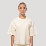 GymBeam Women‘s Mochi Oversized T-Shirt Cream S