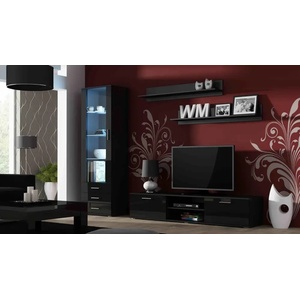 Cama meble Комплект Cama от два рафта 125см SOHO черен мат (SOHO POL CZ)