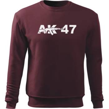 Image 1 of DRAGOWA мъжки суитшърт ak-47, бордо, 300г/м3 (5398)