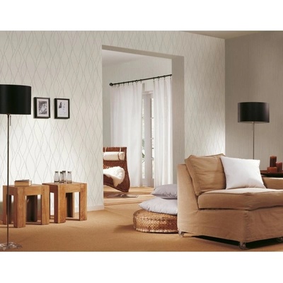 A.S. Création 143112 Přetíratelná papírová tapeta Simply White rozměry 0,53 x 10,05 m