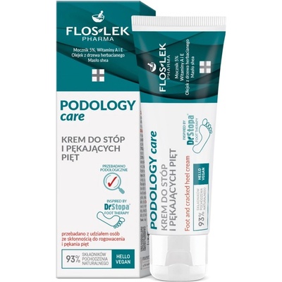 PODOLOGY care Krém na nohy a popraskané paty 40 ml - Floslek