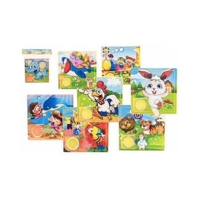 Teddies Přesouvačka hlavolam zvířátko 10 cm