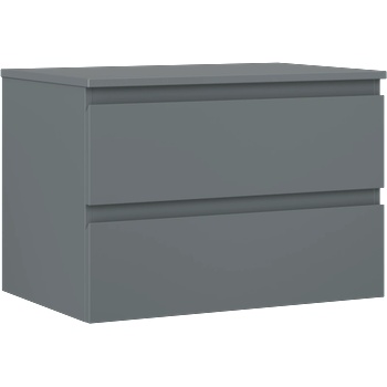 Mexen Orio шкаф за баня под мивката 70 см с плот, 2 чекмеджета, графит мат - 91A10-07047-2-BFFC66 (91A10-07047-2-BFFC66)