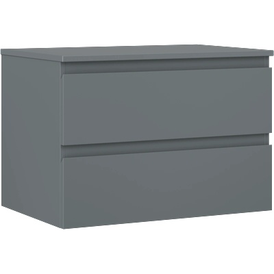 Mexen Orio шкаф за баня под мивката 70 см с плот, 2 чекмеджета, графит мат - 91A10-07047-2-BFFC66 (91A10-07047-2-BFFC66)