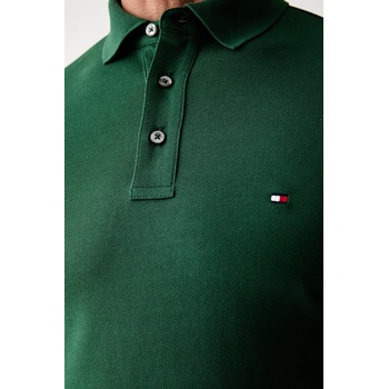 Tommy Hilfiger тениска с яка от памук с еластан (MW0MW17771.)