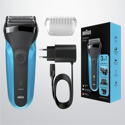 Braun Series 3 310BT černá/modrá