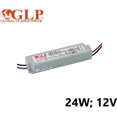 Voděodolný LED zdroj - 24W, 2A, 12V, IP67 (GPV-20) - Greenlux (GXLD132)