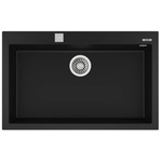 Teka Мивка Teka ForSquare 72.40 TG, Гранит, Авт. клапан, За шкаф, 80 см, Черен (115230000) Мивка за вграждане