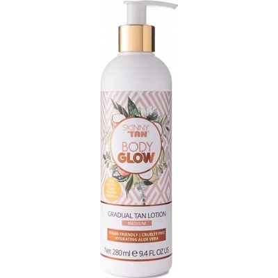 Skinny Tan Body Glow lotion medium tělové mléko pro postupné opálení 280 ml