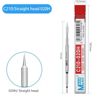 MaAnt C210-020H Precizní pájecí hrot kužel pro pájecí stanice