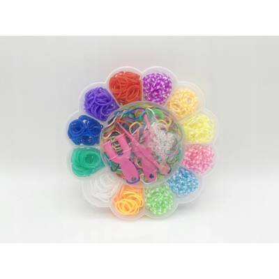 Sada gumiček do vlasů s kovovým prvkem hair cuff vícebarevné