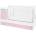 Lorelli Трансформиращо се детско легло Lorelli - Trend Plus, бяло и Orchid Pink (10150590038P)