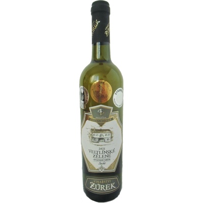Vinařství Žůrek Veltlínské zelené pozdní sběr 2024 12,5% 0,75 l (holá láhev)