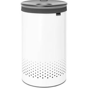 Brabantia Кош за пране Brabantia 60L, White, пластмасов капак (1004179)