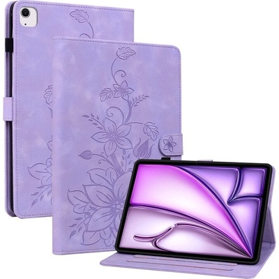 Protemio ART LILY Zaklápacie puzdro pre Apple iPad Air 11 2025 Air 11 2024 106105 fialové