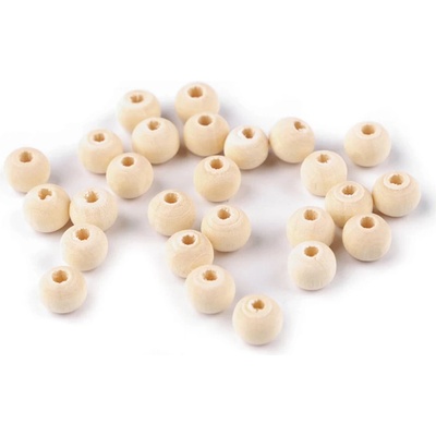 ČistéDřevo Dřevěné korálky 8 mm - 20 kusů