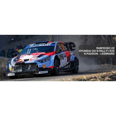 Hyundai i20 N Rally1 Rallye Monte Carlo 2026 20 Paddon KennardIXO 1:43