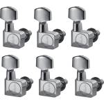 Schaller Original F-Series 6L Solid 21, 7 M6 Chrome Тунинг част за китара (10560220.01.36)