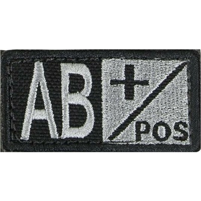 CONDOR OUTDOOR Nášivka krvná skupina AB POS VELCRO FOLIAGE