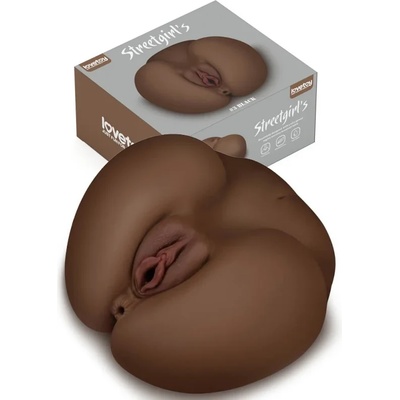 Мастурбатор с два интимни отвора, улично момиче - Streetgirl's Black 3 (LVTOY00573)