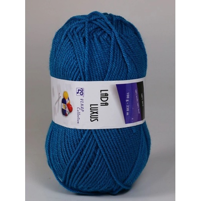 Pletací příze Vlnap LADA LUXUS 54777 tyrkysová, klasická, 100g/230m
