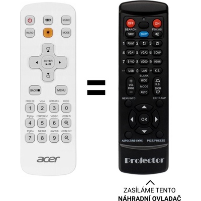 Diaľkový ovládač Predátor Acer J-25121 pro GM712
