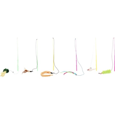 Flamingo Cat toy- Забавна играчка за котки, въдица с играчка, 60 см