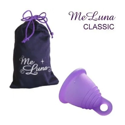 Me Luna Менструална чашка Me Luna Shorty размери S, M, L, XL плюс 10 таблетки за стерилизация Размер M Пръстен