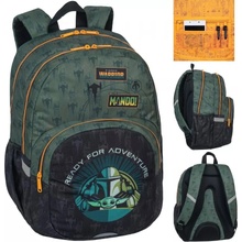 Star Wars CoolPack s více přihrádkami černá zelená
