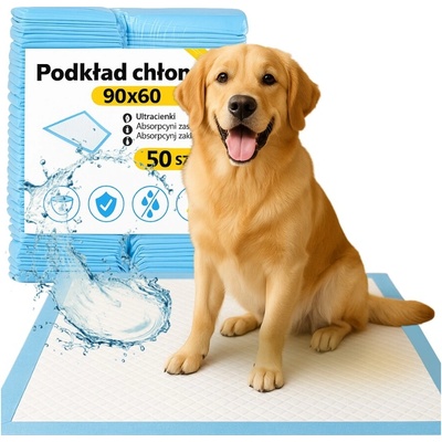 Hygienické podložky 90 x 60 cm sada 50 ks pro univerzální použití