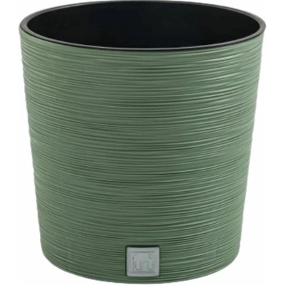 Prosperplast kvetináč Furu Round Zemitě zelená 25 cm