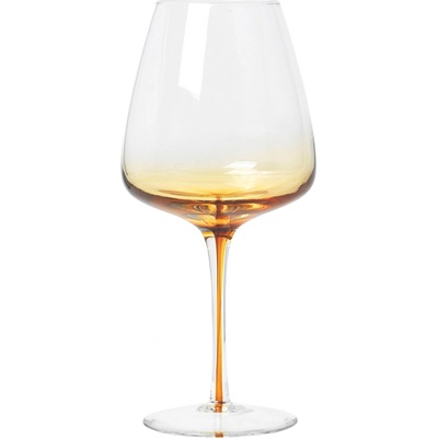 Broste Sklenice na červené víno Amber žlutá barva sklo 650 ml