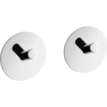 ZACK Закачалка за кърпи, 4, 5 см, комплект от 2, полирана, неръждаема стомана, Zack (ZACK40332)