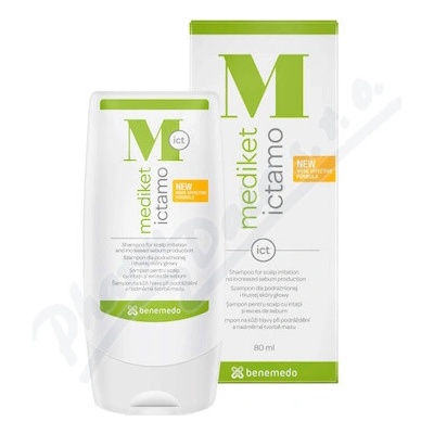 Mediket Ictamo šampón mastné lupiny a seborea 80 ml
