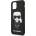 KARL LAGERFELD Гръб Karl Lagerfeld Iconic Silicone Case за iPhone 11 - Черен