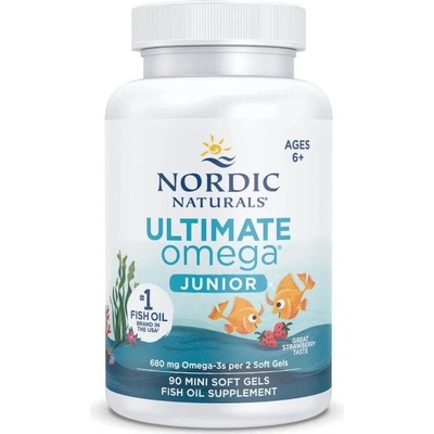 Nordic naturals ultimate omega junior 680 mg 90 vegetariánskych kapsúl