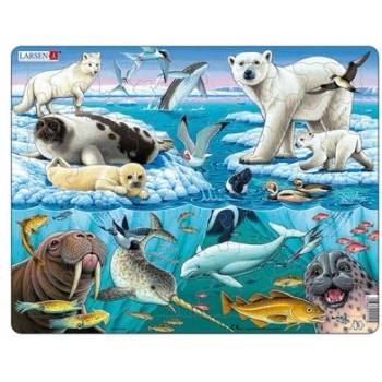 Image 1 of Larsen - Пъзел: Животни - "Полярни" - 75 части, голям