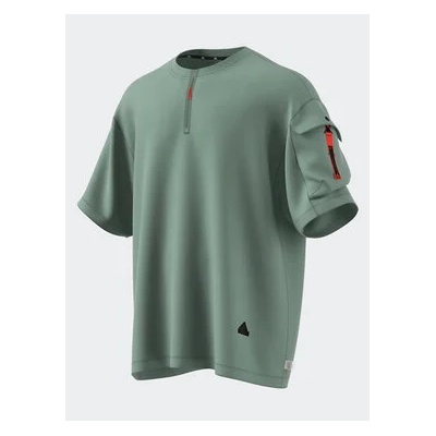 Adidas Тишърт City Escape T-Shirt IC3731 Зелен Loose Fit (City Escape T-Shirt IC3731)