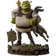 Iron Studios Deluxe Shrek Donkey and The Gingerbread Man