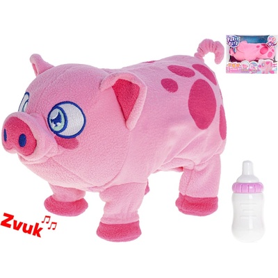 Mikro Trading Prasátko chodící na baterie 28 cm