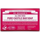 Dr Bronner's tuhé univerzálne bio mydlo All-One Rose 140 g
