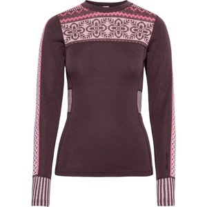 Kari Traa Дамско мериносово термобельо Kari Traa Women's Ines L/S Merino base layer - Cocoa Powder (115-2738-0214)